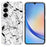 For Samsung Galaxy A05s 4G Case Marble Pattern Printing Soft TPU Phone Cover - White - 1