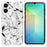 For Samsung Galaxy A08 5G / A08 4G / A07 4G Case Marble Pattern Printing Soft TPU Phone Cover - White - 1