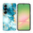 For Samsung Galaxy A35 5G Case Marble Pattern Printing Soft TPU Phone Cover - Blue - 1