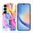 For Samsung Galaxy A54 5G Case Marble Pattern Printing Soft TPU Phone Cover - Colorful - 1