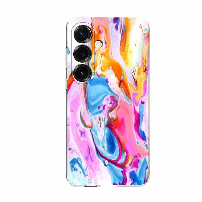 For Samsung Galaxy A54 5G Case Marble Pattern Printing Soft TPU Phone Cover - Colorful - 2