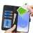 For Samsung Galaxy S24 Stand Case Shockproof Leather Wallet Phone Cover - Black - 6