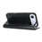 For iPhone Air Case Crazy Horse Texture Split Leather Wallet Phone Cover - Black - 4