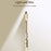 For Samsung Galaxy Z Flip7 FE 5G  /  Flip6 5G Case Hard PC Wing Frame Design Back Phone Cover - Gold - 4
