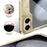 For Samsung Galaxy Z Flip7 FE 5G  /  Flip6 5G Case Hard PC Wing Frame Design Back Phone Cover - Gold - 5