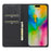 LC.IMEEKE L1 Series for iPhone 17 Case PU Leather Wallet Stand Protective Phone Cover - Black - 2