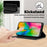 LC.IMEEKE L1 Series for iPhone 17 Case PU Leather Wallet Stand Protective Phone Cover - Black - 6