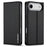 LC.IMEEKE L1 Series for iPhone Air Case PU Leather Wallet Stand Protective Phone Cover - Black - 1