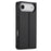 LC.IMEEKE L1 Series for iPhone Air Case PU Leather Wallet Stand Protective Phone Cover - Black - 7