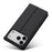 LC.IMEEKE L1 Series for iPhone 18 Pro Max / 17 Pro Max Case PU Leather Wallet Stand Protective Phone Cover - Black - 4