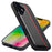 LC.IMEEKE For iPhone 17 Case Carbon Fiber Texture Leather + TPU + EVA Phone Cover - 2