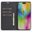 LC.IMEEKE For iPhone 17 Wallet Case Carbon Fiber Texture Leather Phone Cover - Vertical Stripe - 2