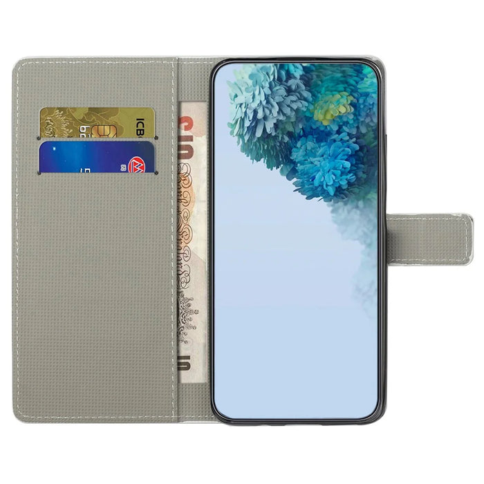 For iPhone 17 Case Pattern Print PU Leather Wallet Phone Cover - Dots Owl - 2