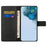 For iPhone 18 Pro / 17 Pro Case PU Leather Wallet Phone Cover Litchi Texture, Black - 2