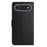 For iPhone Air Case PU Leather Wallet Phone Cover Litchi Texture, Black - 5