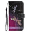 For iPhone 18 Pro / 17 Pro Case Pattern Print PU Leather Wallet Phone Cover Cross Texture - Dragonfly - 4
