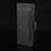 For Oukitel C1 Pro / Oukitel C1 Leather Case Phone Wallet Cover with Multiple Card Slots - Black - 3