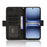 For TECNO Spark 40 4G Leather Case Phone Wallet Cover with Multiple Card Slots - Black - 6