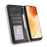 For Oukitel C1 Pro / Oukitel C1 Leather Case Wallet Stand Retro Texture Phone Cover - Black - 6