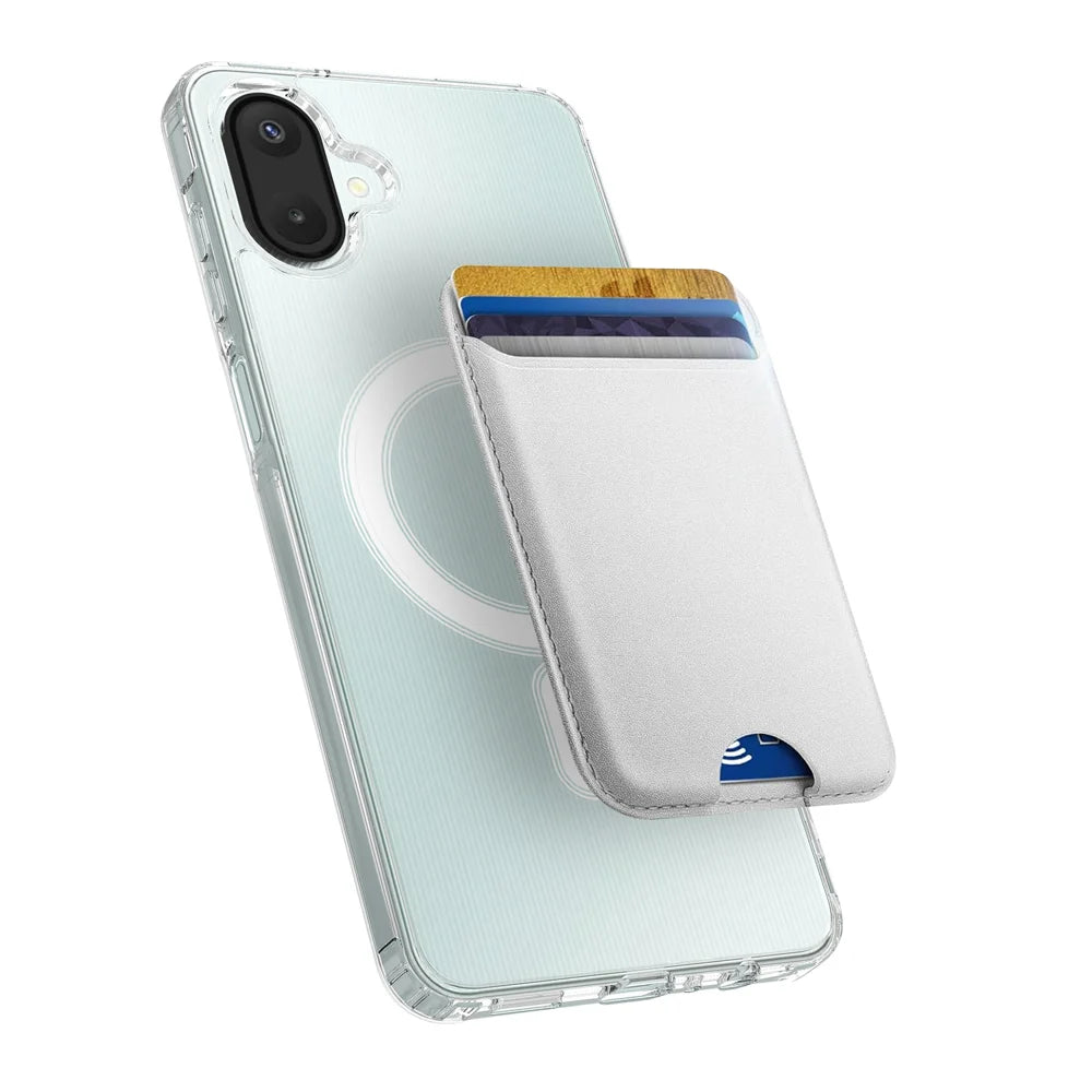 For Samsung Galaxy A06 5G / Galaxy A06 4G Clear Phone Magnetic Case TPU+Acrylic Back Cover - Clear - 7