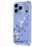 For iPhone 17 Pro Case Butterfly Floral Pattern Printing TPU Phone Back Cover - Violets - 2