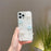 For iPhone 16 Pro Max Case Cute 3D Cloud Rhinestone Decor TPU+PC Phone Cover (Precise Lens Cutouts) - 3