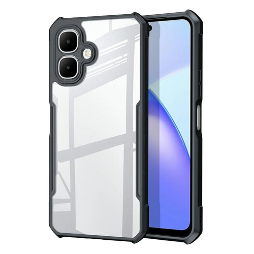 XUNDD For Infinix Smart 10 Case Dropproof TPU + Acrylic Clear Back Phone Cover - 1