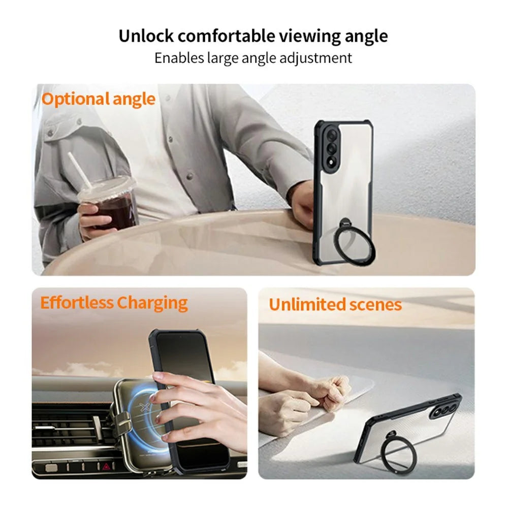 XUNDD For OnePlus Ace 5 Ultra 5G Case Dropproof TPU + Acrylic Clear Back Phone Cover - 2