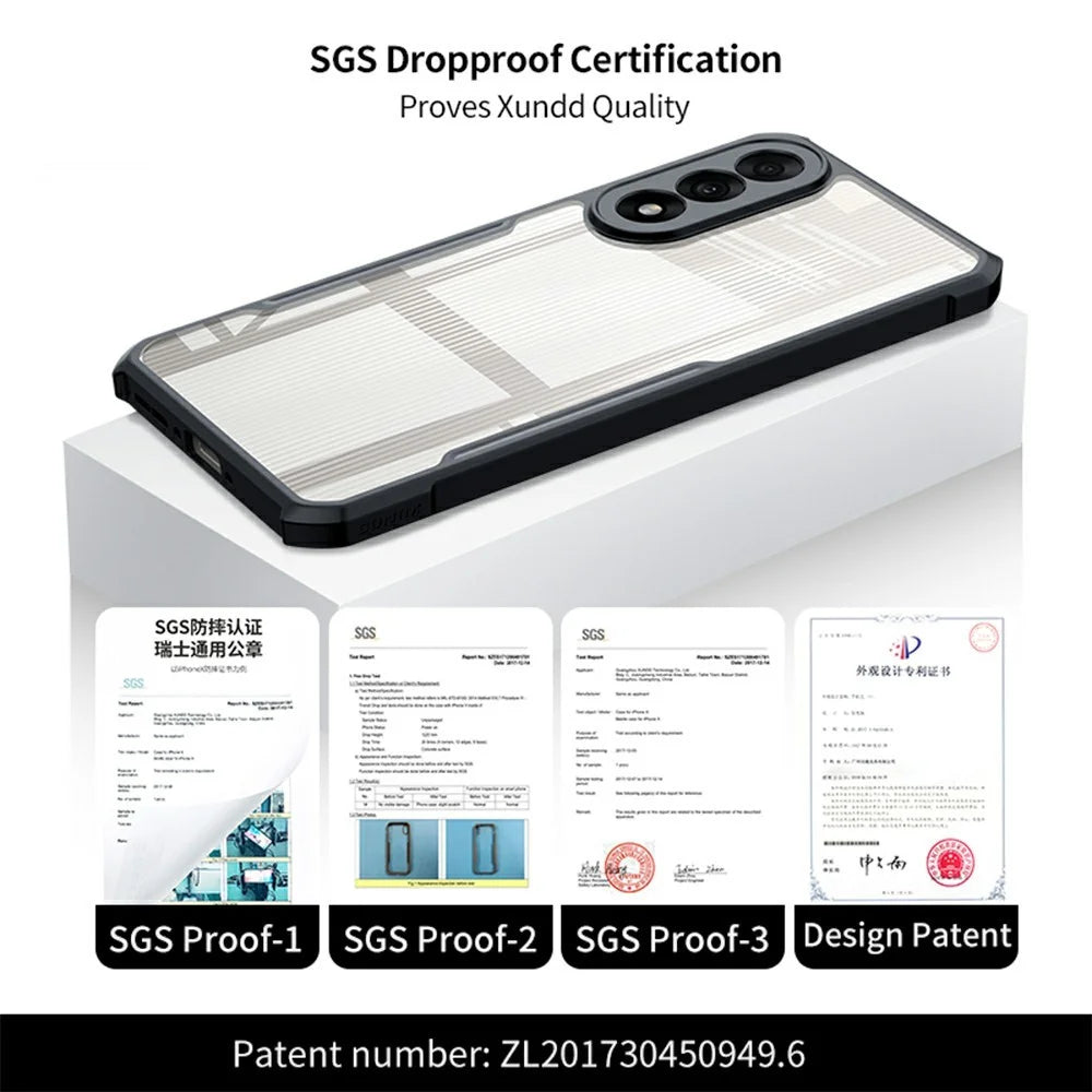 XUNDD For OnePlus Ace 5 Ultra 5G Case Dropproof TPU + Acrylic Clear Back Phone Cover - 3