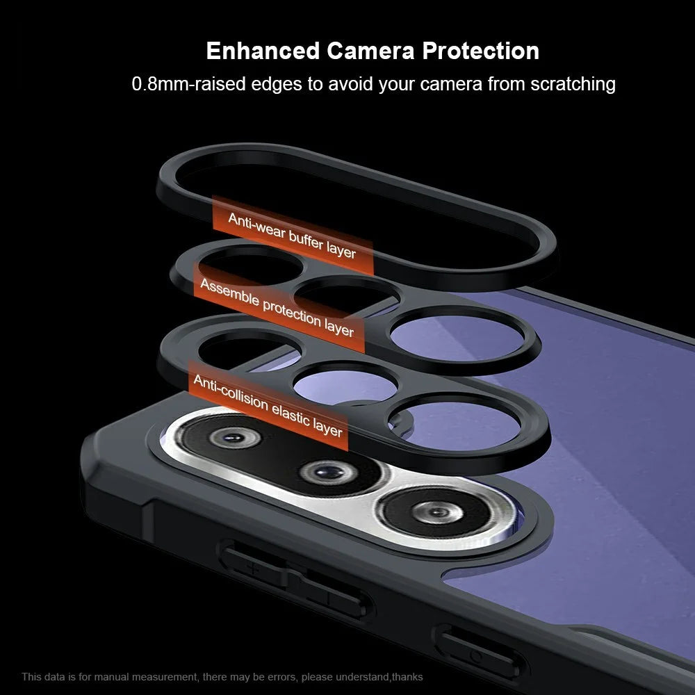 XUNDD For Samsung Galaxy F56 5G / M56 5G Case Dropproof TPU + Acrylic Clear Back Phone Cover - 6
