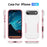For iPhone Air Case PC + TPU Military Grade Drop Protective Phone Cover - White + Pink - 7
