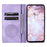 For iPhone Air Case Magnetic Closing Leather Phone Cover Pattern Imprinted - Purple - 2