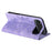For iPhone Air Case Magnetic Closing Leather Phone Cover Pattern Imprinted - Purple - 4