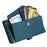 For iPhone 18 Pro / 17 Pro Leather Case with Wrist Strap Wallet Stand Phone Cover - Blackish Green - 6