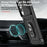 For Samsung Galaxy S25 Edge Case PC + TPU Phone Cover with Lens Protection Kickstand - Black - 5