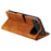 For iPhone Air Leather Case Splicing Stitching Wallet Phone Cover with Wrist Strap - Brown - 4