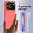 For iPhone 18 Pro / 17 Pro Case Compatible with MagSafe Anti-Drop Liquid Silicone Phone Cover - Hot Pink - 4