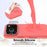 For iPhone 18 Pro / 17 Pro Case Compatible with MagSafe Anti-Drop Liquid Silicone Phone Cover - Hot Pink - 5
