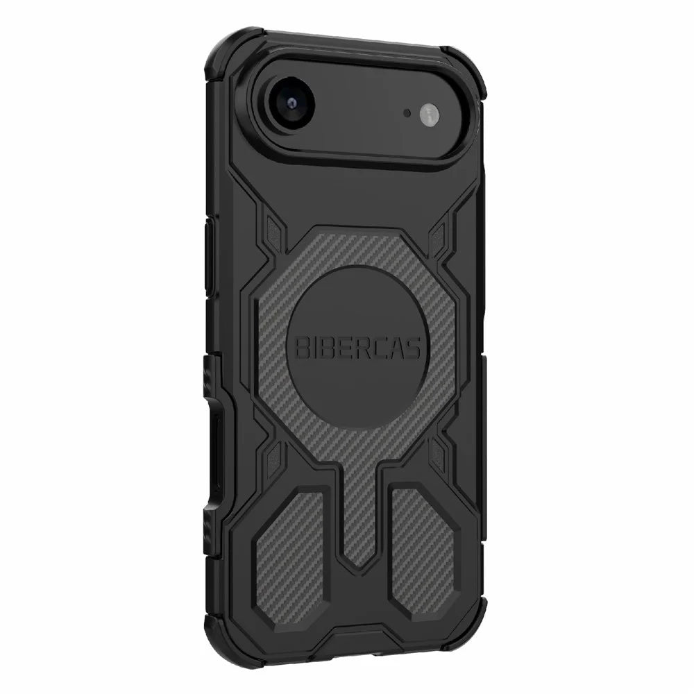 BIBERCAS J-16 Series For iPhone Air Case Compatible with MagSafe Anti Drop TPU + PC Phone Cover - Black - 3