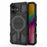 BIBERCAS J-16 Series For iPhone 16 Case Compatible with MagSafe Anti Drop TPU + PC Phone Cover - Black - 2