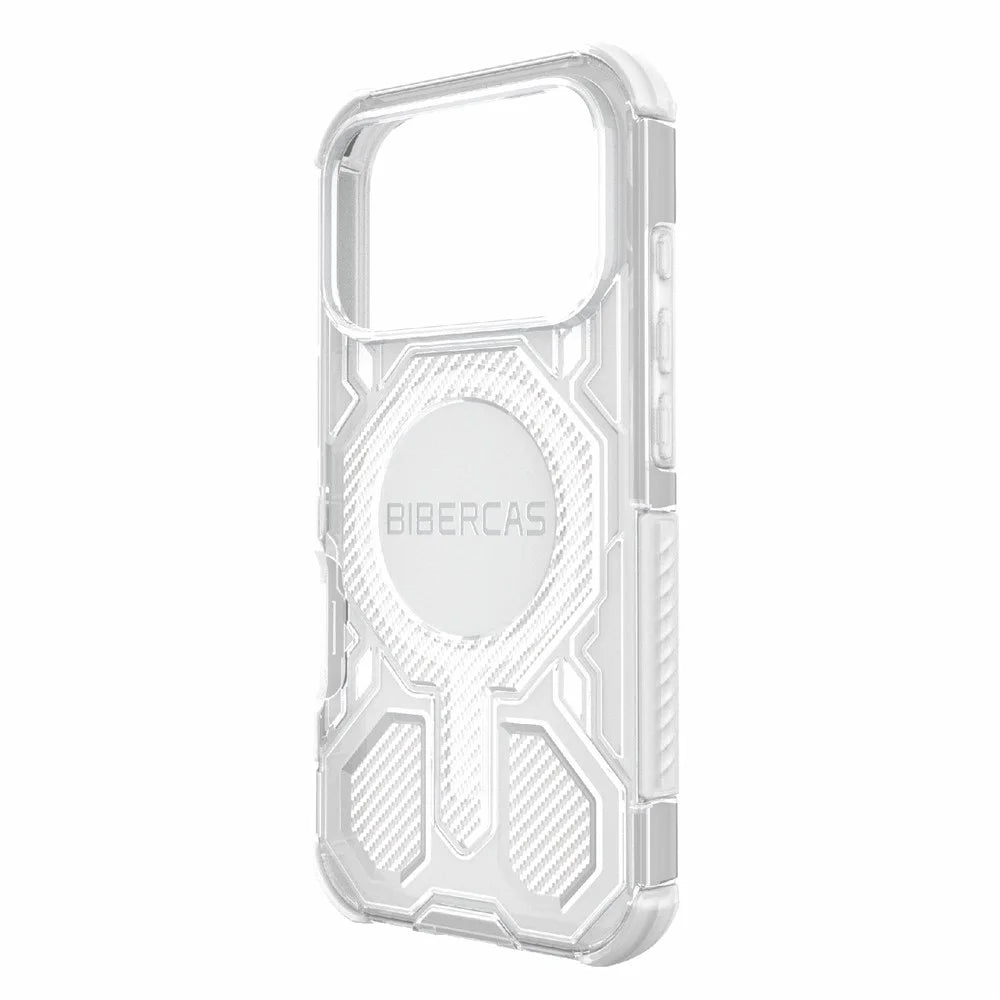 BIBERCAS J-16 Transparent Series For iPhone 18 Pro / 17 Pro Case Compatible with MagSafe TPU + PC Phone Cover - Transparent - 4