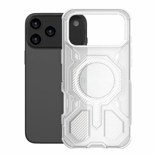 BIBERCAS J-16 Transparent Series For iPhone 18 Pro Max / 17 Pro Max Case Compatible with MagSafe TPU + PC Phone Cover - Transparent - 2