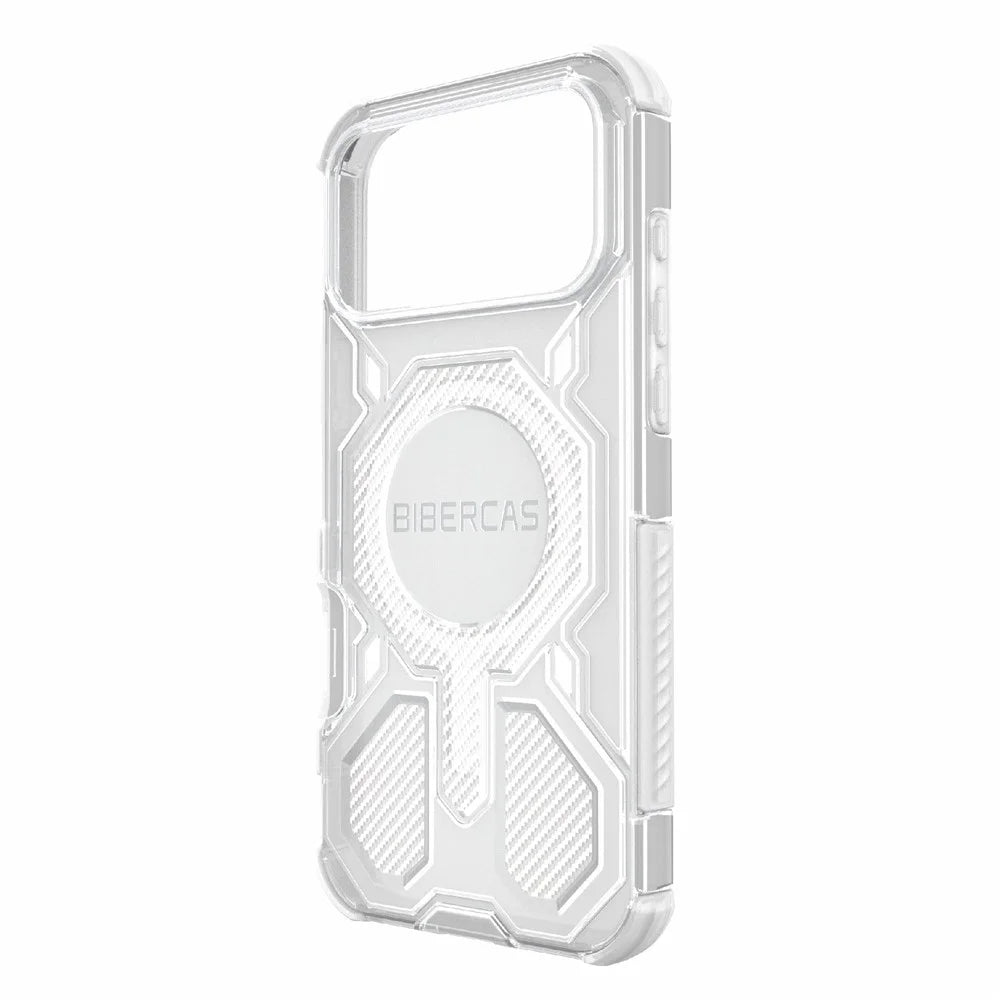 BIBERCAS J-16 Transparent Series For iPhone 18 Pro Max / 17 Pro Max Case Compatible with MagSafe TPU + PC Phone Cover - Transparent - 4