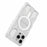 BIBERCAS J-16 Transparent Series For iPhone 16 Pro Max Case Compatible with MagSafe TPU + PC Phone Cover - Transparent - 5