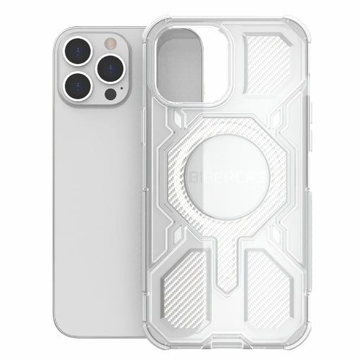 BIBERCAS J-16 Transparent Series For iPhone 13 Pro Max Case Compatible with MagSafe TPU + PC Phone Cover - Transparent - 2