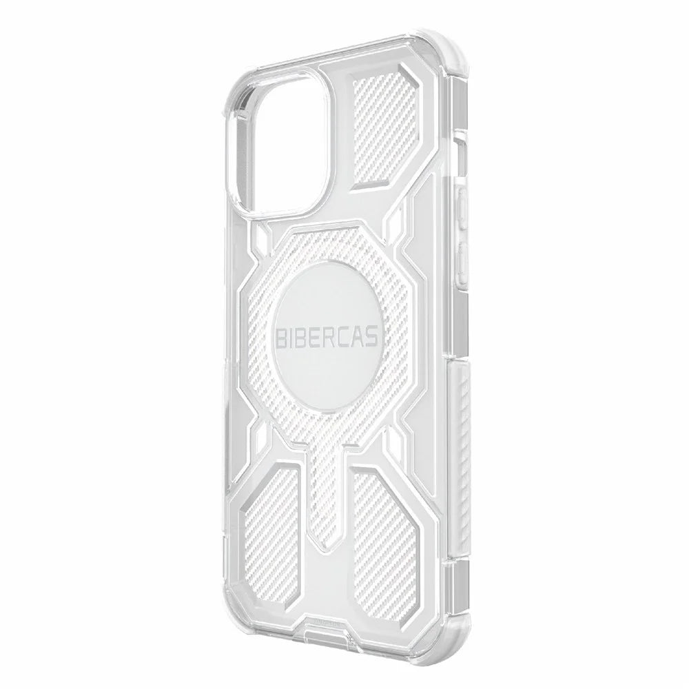 BIBERCAS J-16 Transparent Series For iPhone 13 Pro Max Case Compatible with MagSafe TPU + PC Phone Cover - Transparent - 4