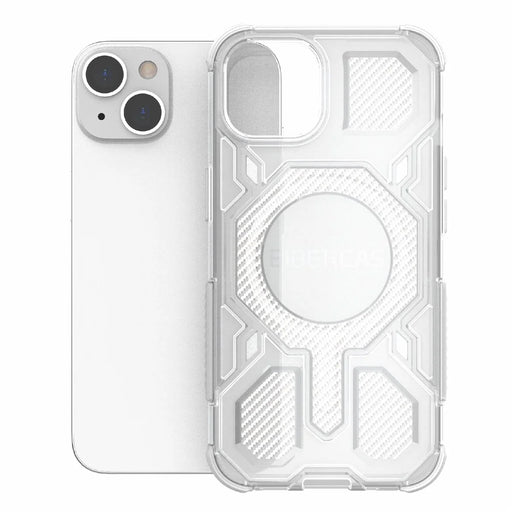 BIBERCAS J-16 Transparent Series For iPhone 14  /  13 Case Compatible with MagSafe TPU + PC Phone Cover - Transparent - 2