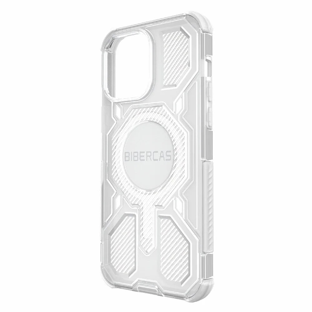 BIBERCAS J-16 Transparent Series For iPhone 14 Pro Max Case Compatible with MagSafe TPU + PC Phone Cover - Transparent - 4