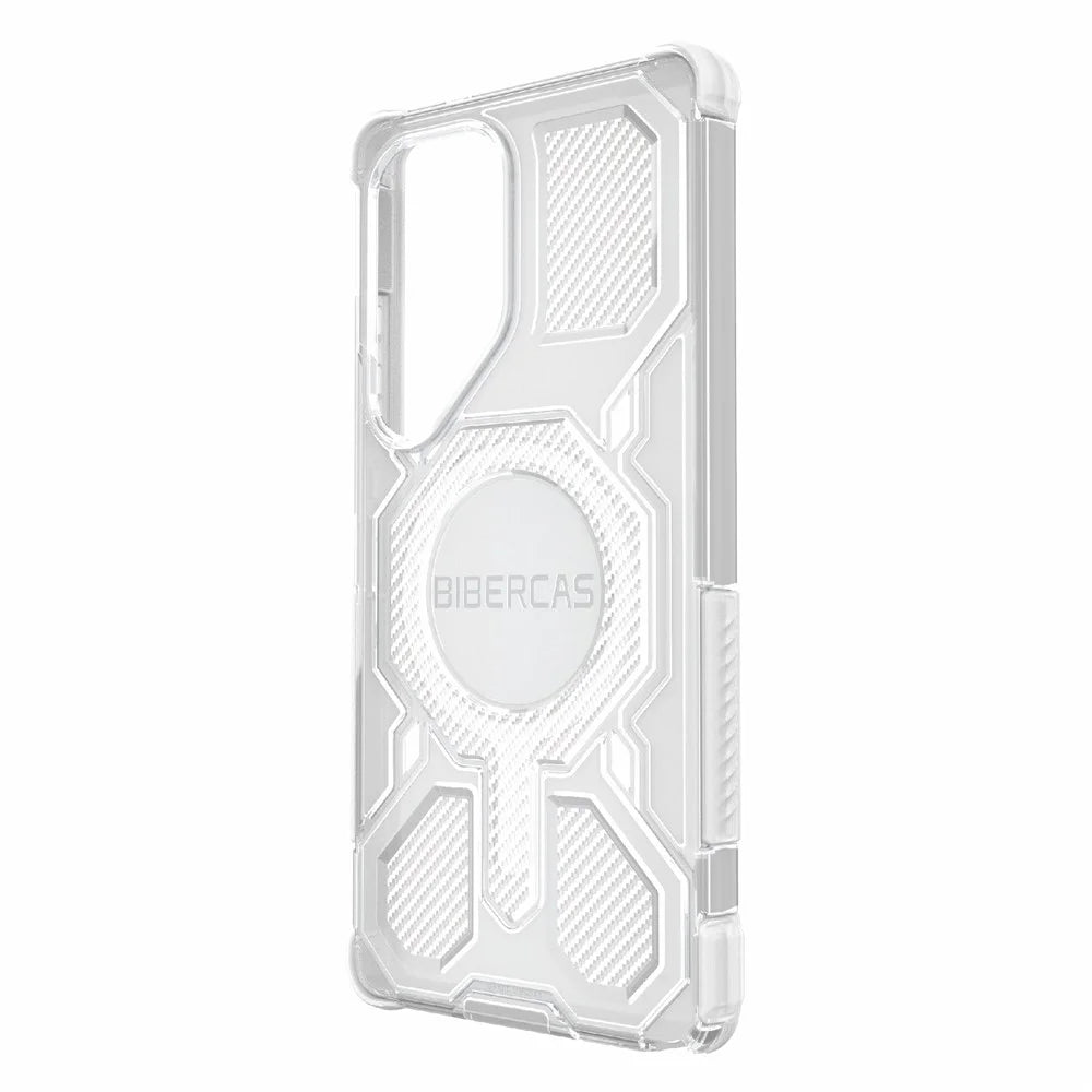 BIBERCAS J-16 Transparent Series For Samsung Galaxy S25 Ultra Magnetic Case TPU + PC Phone Cover - Transparent - 4