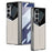 GKK For Samsung Galaxy Z Fold7 5G Cases Electroplating PU + PC + TPU Phone Cover - Titanium Grey - 1